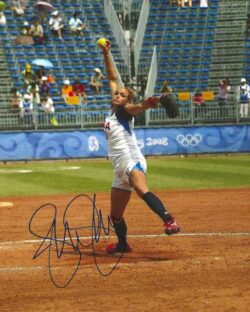 Autographed JENNIE FINCH 8x10 USA Softball Photo