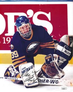 Autographed DOMINIK HASEK 8X10 Buffalo Sabres Photo JSA