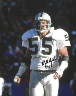 Autographed MATT MILLEN 8X10 Oakland Raiders photo