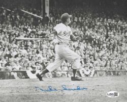 Autographed DUKE SNIDER 8X10 Brooklyn Dodgers photo w/ JSA COA