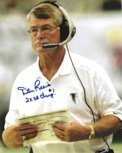 Autographed DAN REEVES 8x10 Atlanta Falcons Photo