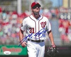 Autographed MAX SCHERZER 8X10 Washington Nationals Photo JSA