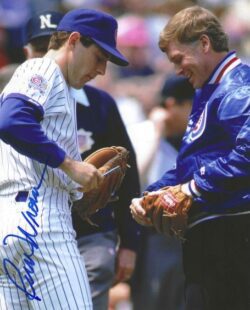 AUTOGRAPHED RICK WRONA 8X10 Chicago Cubs Photo