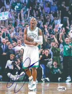 AUTOGRAPHED RAY ALLEN 8X10 Boston Celtics photo JSA
