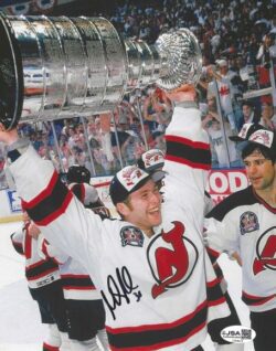 Autographed MARTIN BRODEUR 8X10 New Jersey Devils Photo JSA