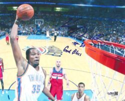 Autographed KEVIN DURANT 8X10 Oklahoma City Thunder Photo JSA
