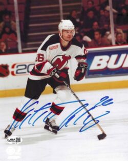 Autographed PATRIK ELIAS 8X10 New Jersey Devils Photo JSA