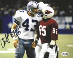 Autographed CLIFF HARRIS 8x10 Dallas Cowboys Photo JSA