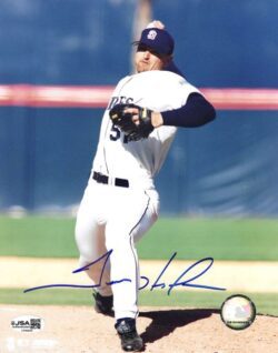 AUTOGRAPHED TREVOR HOFFMAN 8x10 San Diego Padres photo JSA
