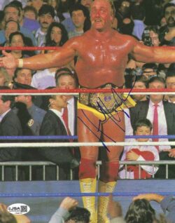 Autographed HULK HOGAN Hall of Famer 8X10 Wrestling Photo JSA