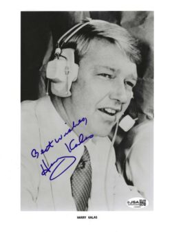 Autographed HARRY KALAS 8X10 PHILADELPHIA PHILLIES photo JSA