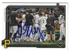 Autographed DAN KELLY Pittsburgh Pirates 2025 Topps Card