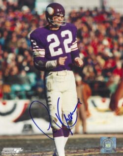 Autographed PAUL KRAUSE 8X10 Minnesota Vikings Photo