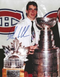 Autographed JOHN LECLAIR 8X10 Montreal Canadiens Photo