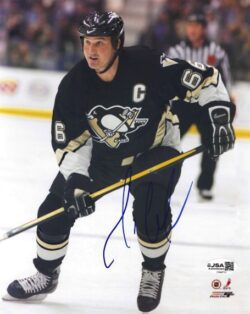 Autographed MARIO LEMIEUX 8X10 Pittsburgh Penguins Photo JSA