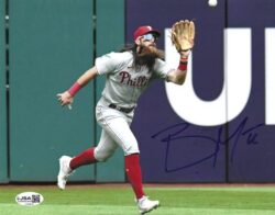 AUTOGRAPHED BRANDON MARSH Philadelphia Phillies 8x10 Photo JSA