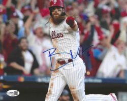 AUTOGRAPHED BRANDON MARSH Philadelphia Phillies 8x10 Photo JSA
