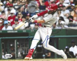 AUTOGRAPHED BRANDON MARSH Philadelphia Phillies 8x10 Photo JSA