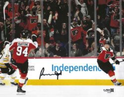 Autographed PORTER MARTONE 8X10 Philadelphia Flyers Photo JSA