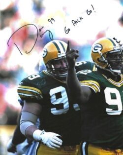 Autographed DON DAVEY 8X10 Green Bay Packers Photo