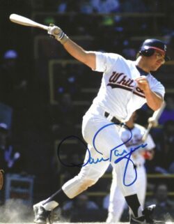AUTOGRAPHED  DAN PASQUA 8X10 Chicago White Sox Photo