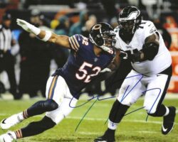 Autographed JASON PETERS 8X10 Philadelphia Eagles Photo