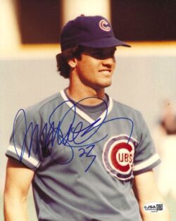 Autographed RYNE SANDBERG 8X10 Chicago Cubs photo JSA