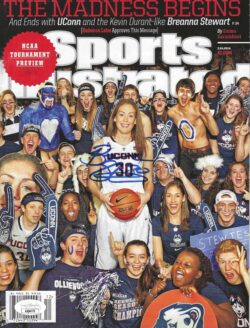 Autographed BREANNA STEWART UCONN HUSKIES Sports Illustrated 3/24/2014 JSA
