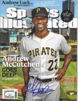 Autographed ANDREW McCUTCHEN Pittsburgh Pirates Sports Illustrated 9/8/2014 JSA