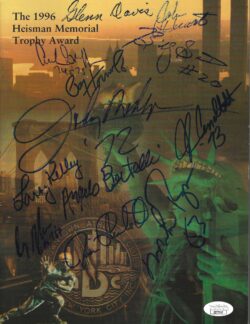 Autographed 1996 Heisman Trophy Award Dinner Program Signed by 12 JSA