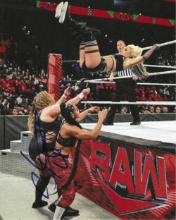Autographed LIV MORGAN WWE NXT AEW Wrestling 8x10 Photo