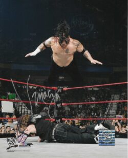 Autographed UMAGA WWE NXT AEW Wrestling 8x10 Photo