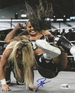 Autographed JAIDA PARKER WWE NXT AEW Wrestling 8x10 Photo JSA