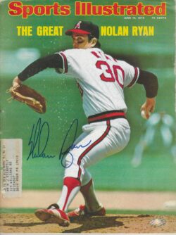 Autographed NOLAN RYAN California Angels Sports Illustrated 5/1/1989
