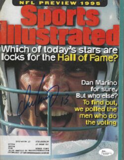 Autographed DAN MARINO Miami Dolphins Sports Illustrated Magazine 9/4/1995 JSA