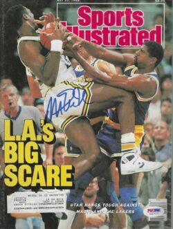 Autographed Magic Johnson Los Angeles Lakers Sports Illustrated Magazine 5/23/1988 PSA