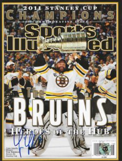 Autographed TIM THOMAS BOSTON BRUINS Sports Illustrated 6/17/2011 COA