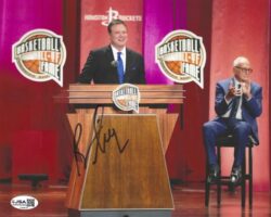 Autographed BILL SELF Kansas Jayhawks 8x10 Photo JSA