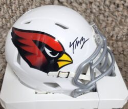 Autographed TREY MCBRIDE Arizona Cardinals Mini Helmet Beckett