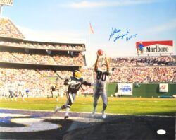 Autographed STEVE LARGENT "HOF 95" 16x20 Seattle Seahawks photo JSA