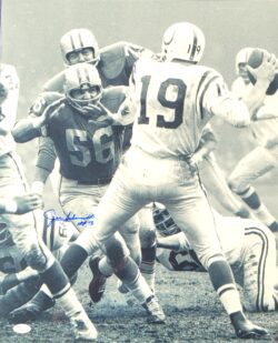 Autographed JOE SCHMIDT "HOF 73" 16x20 DETROIT LIONS Photo JSA