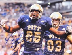 Autographed LESEAN MCCOY Pitt Panthers 11X14 Photo JSA