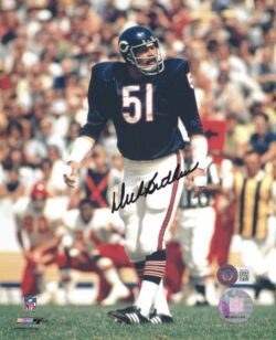 Autographed DICK BUTKUS 8x10 Chicago Bears Photo Beckett