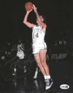 AUTOGRAPHED BOB COUSY 8X10 Boston Celtics photo JSA