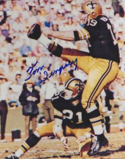Autographed TOM DEMPSEY 8X10 New Orleans Saints Photo