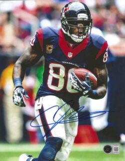Autographed ANDRE JOHNSON 8X10 Houston Texans photo Beckett