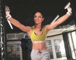 Autographed ARIANE LIPSKI UFC MMA TKO 8x10 Photo