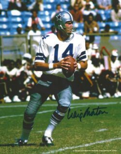 Autographed CRAIG MORTON 8X10 Dallas Cowboys Photo