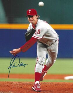 AUTOGRAPHED JAMIE MOYER 8X10 Philadelphia Phillies Photo