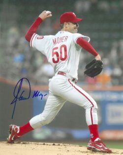 AUTOGRAPHED JAMIE MOYER 8X10 Philadelphia Phillies Photo